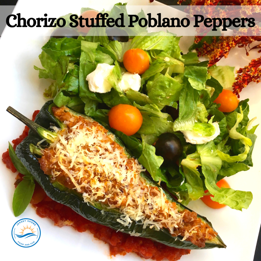 Chorizo Stuffed Poblano Peppers recipe