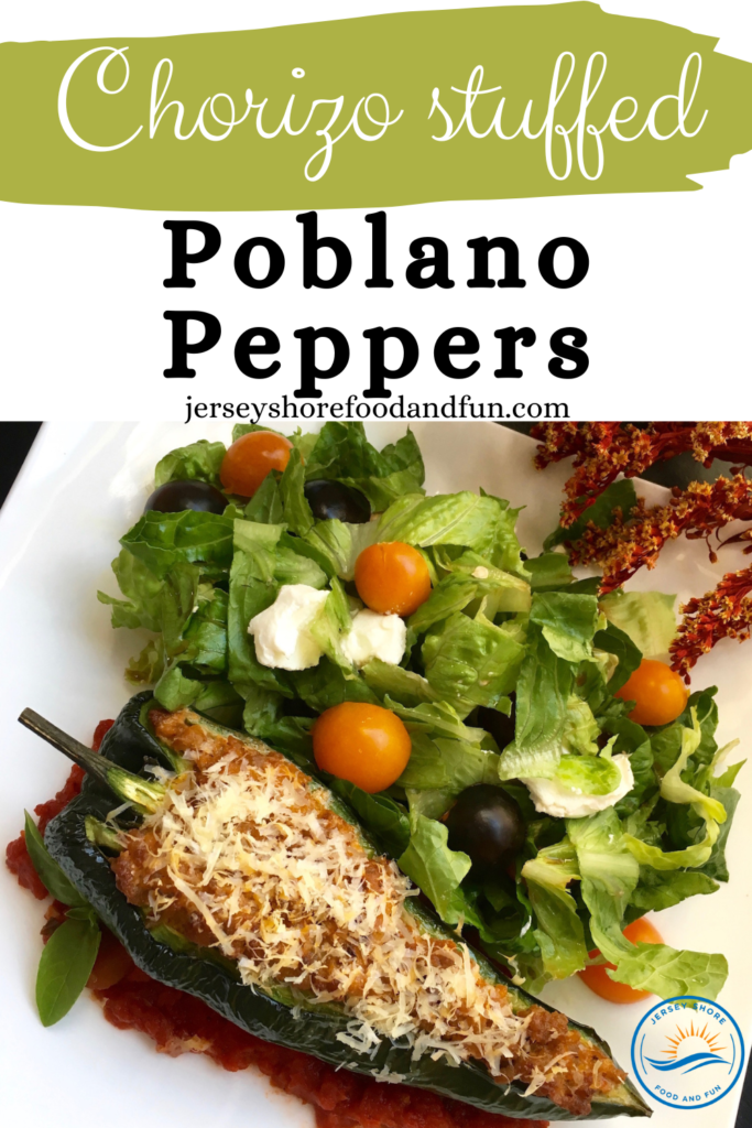 Chorizo Stuffed Poblano Peppers recipe